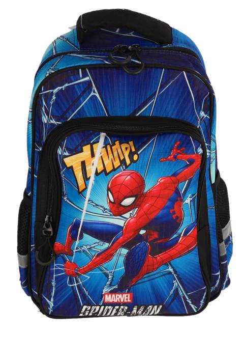 Ghiozdan Pregatitoare SPIDERMAN 2F 38HX27X12cm Albastru